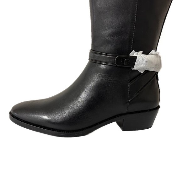 NIB COACH CAROLINE SEMI-MATTE RIDING BOOTS - Picture 6 of 10